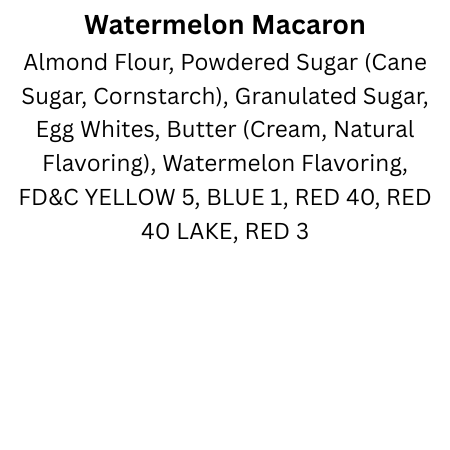 Watermelon Macaron
