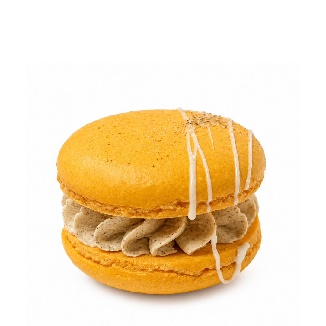 Pumpkin Spice Cookie Butter Macaron