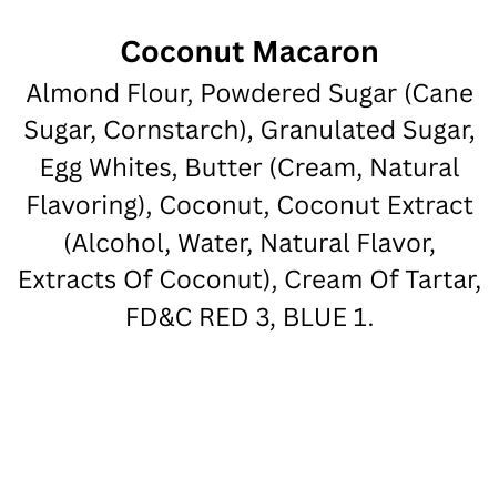 Toasted Coconut Macaron