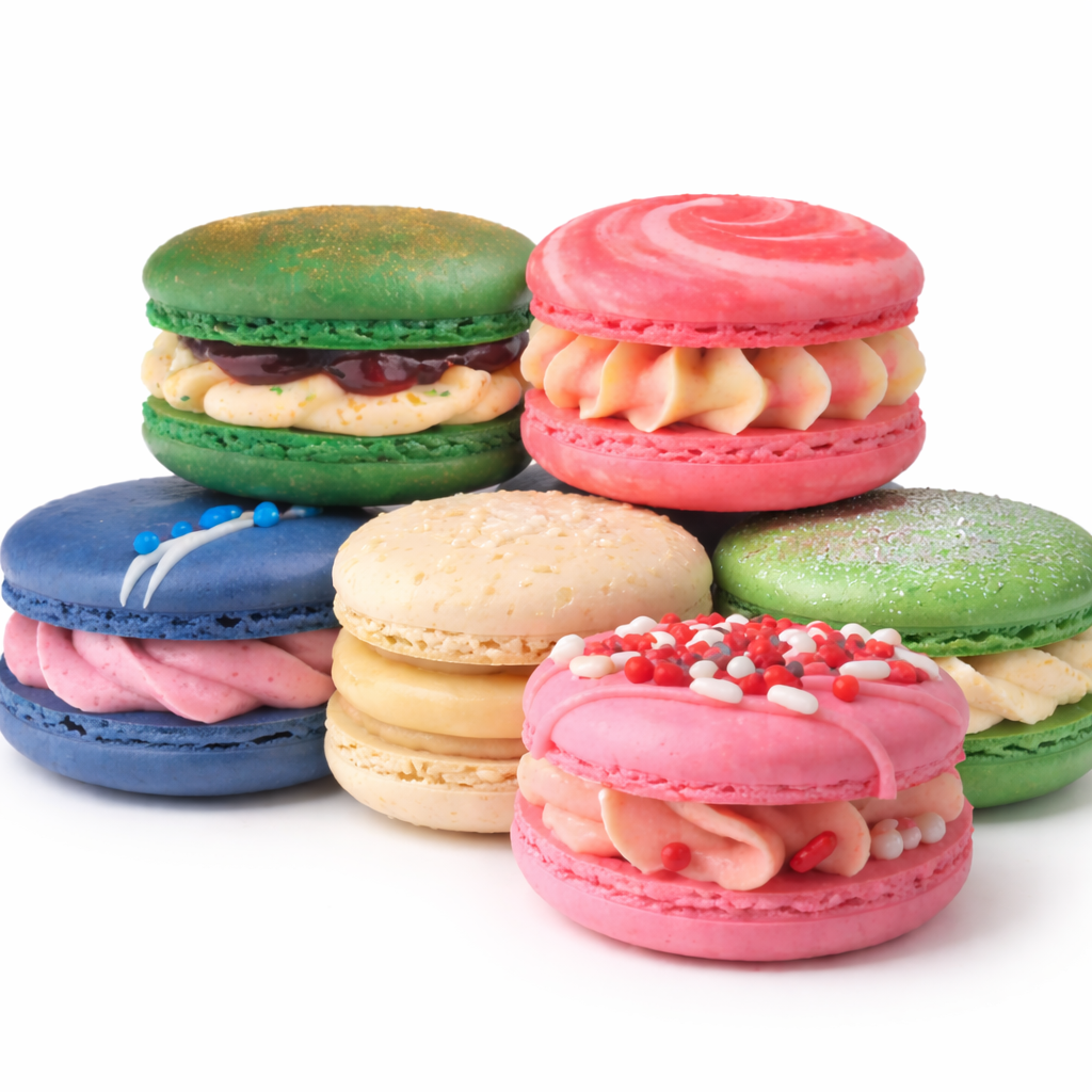 6 Macarons