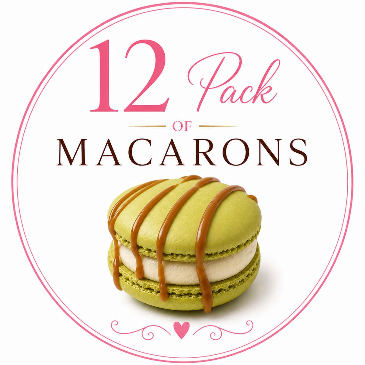 Box of 12 Assorted Macarons