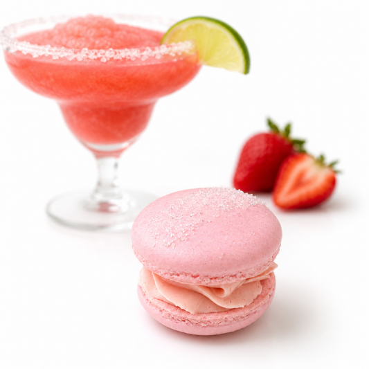 Strawberry Margarita Macaron