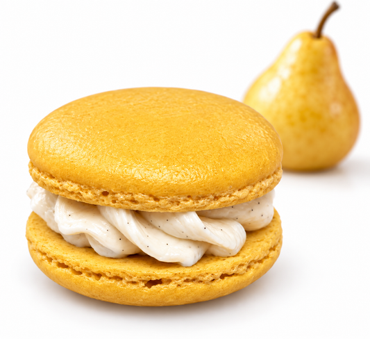 Baked Pear Macaron