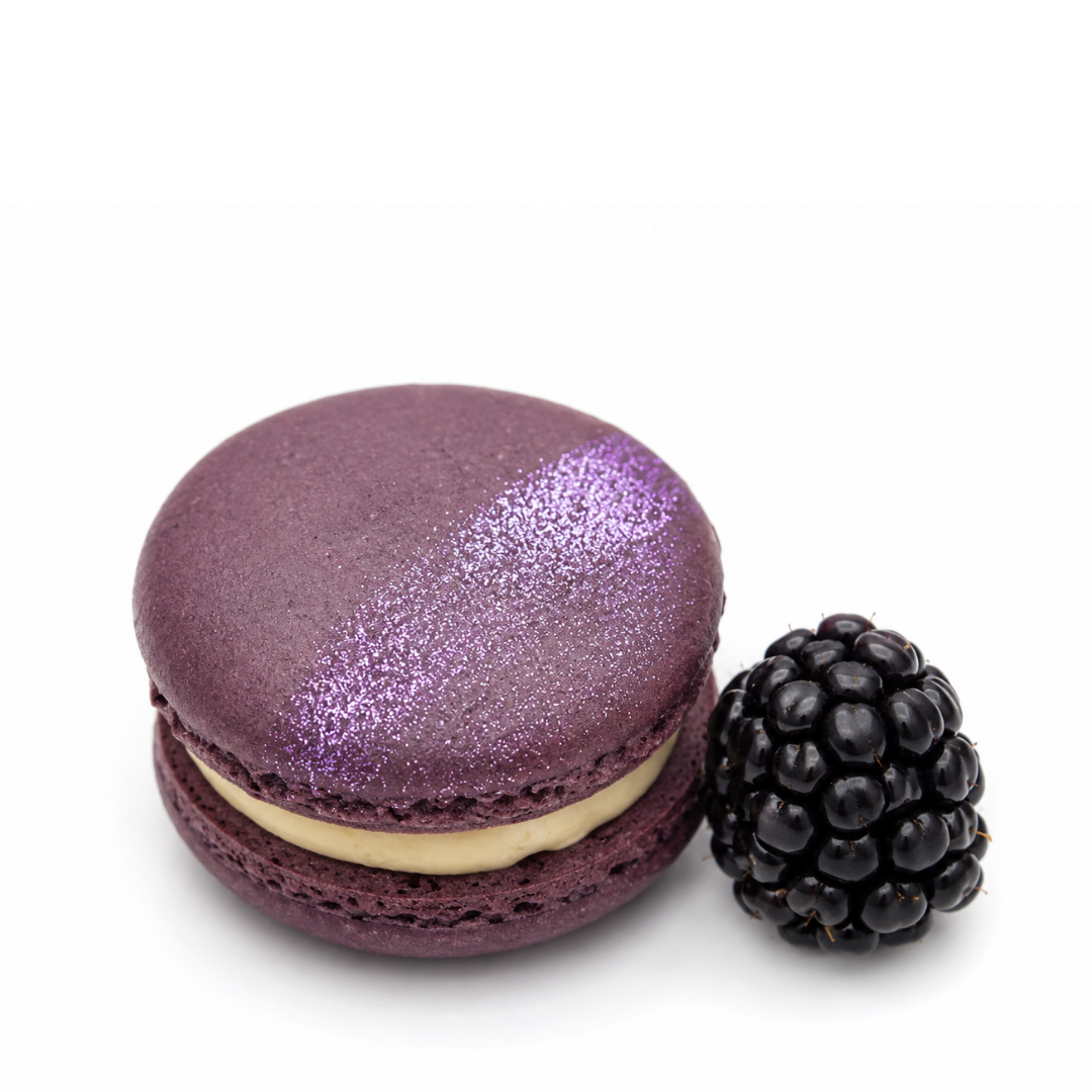 Pistachio Blackberry Macaron
